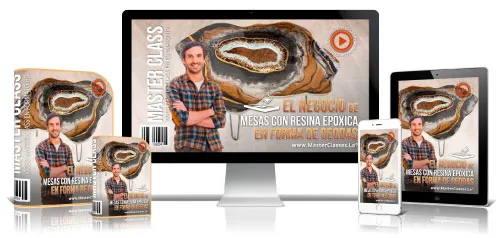 EL NEGOCIO DE MESAS CON RESINA EPÓXICA EN FORMA DE GEODAS